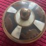 Vintage Brass/Copper/ Mother of Pearl Ring Box Image 2