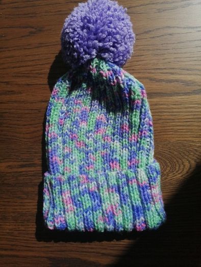 hand knitted adults bobble hats