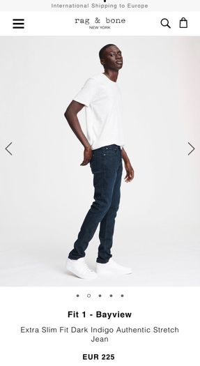 Rag & Bone New York Mens Jeans
