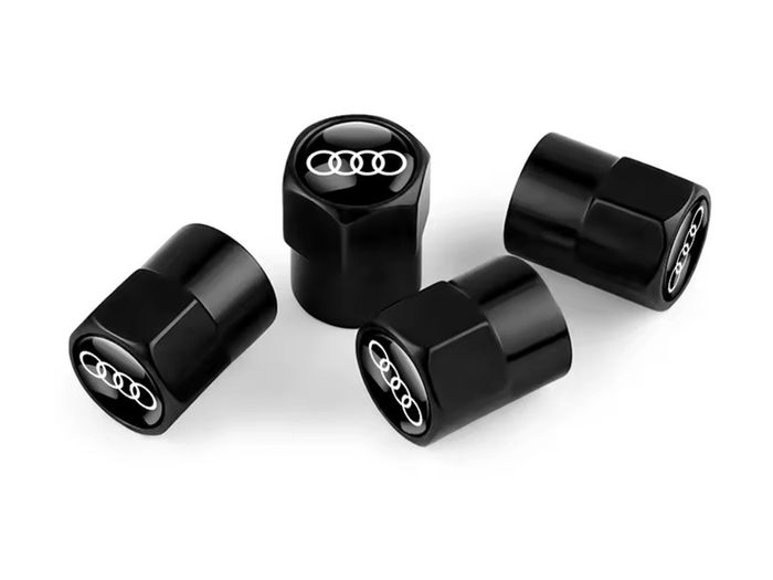 Audi wheel tyre dust valve caps