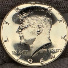 USA United States 1964 Silver Proof Kennedy Half Dollar 50 Cent Beautiful Gem Proof Coin!