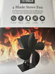 De VIELLE 4 Blade Stove Fan