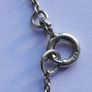 Vintage Sterling Silver925 Disc Charm Anklet Bracelet length 10" - 1,6g Image 7
