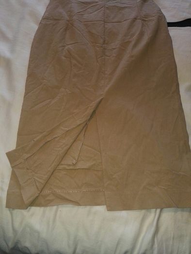 Cream And Camel Dress
