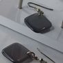 Steel Grey Mosaic Diamond Drop Earrings Image 2