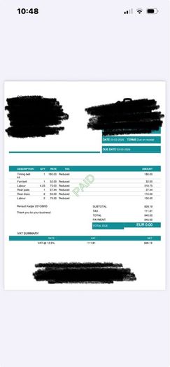 Renault Kajar 2020 New Timing Belt New NCT