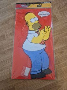2004 homer wall decoration - the simpsons