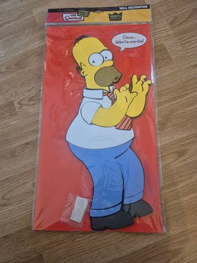 2004 homer wall decoration - the simpsons