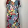 SIMPLY BE Ladies floral one shoulder midi dress size 16 includes postage Image 4