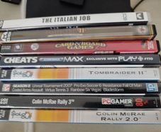 Retro PC CD-ROM Games Bundle: Tomb Raider, Colin McRae, The Italian Job