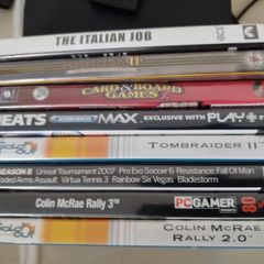 Retro PC CD-ROM Games Bundle: Tomb Raider, Colin McRae, The Italian Job