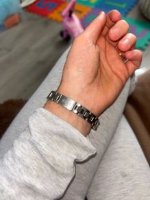BOSS bracelet men silver