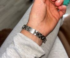BOSS bracelet men silver