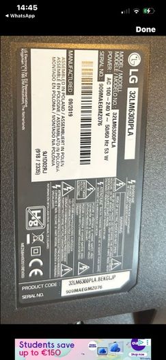 32 inch tv