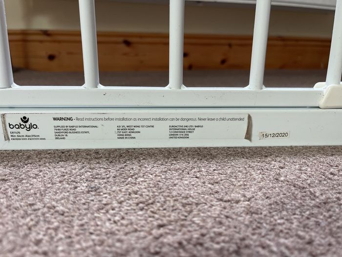 Babylo 4baby XXL baby stair gate and Mamia stair gate