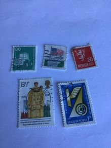 5 World stamps