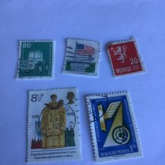 5 World stamps