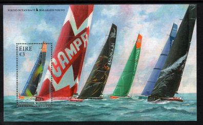 2012 Ireland Volvo Ocean Race Commemorative Stamp Miniature Sheet Mint Never Hinged (MNH)