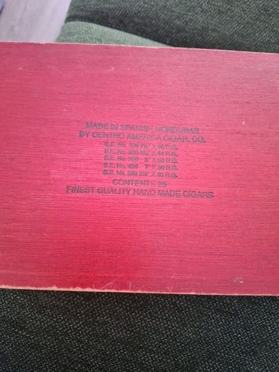 Don Tomas Wooden Red Cigar Box Special Edition Number 500