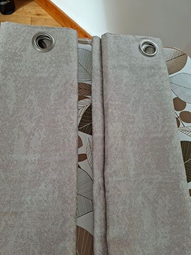 Silver Fleck Curtains