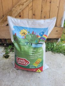 Play sand and toys