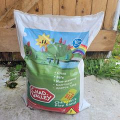 Play sand and toys