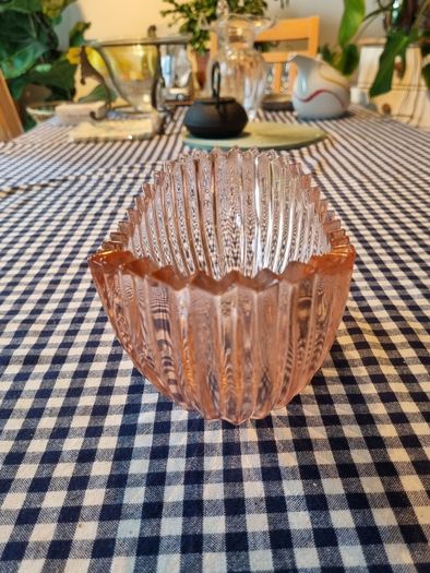 Art Deco style glass bowl