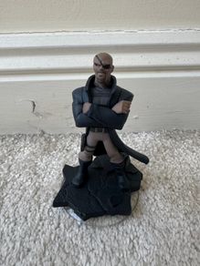 Disney Infinity Black Marvel Spider-Man Nick Fury Used Please see photos