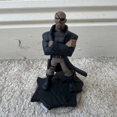 Disney Infinity Black Marvel Spider-Man Nick Fury Used Please see photos