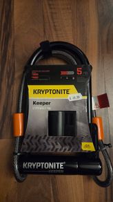 Kryptonite Keeper 12 STD bicycle lock with 4ft flex cable