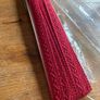 New 5.75 metres of red half in thick upholstery gimp Image 4
