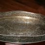 Silver Plated Tray and Bowl Image 4