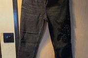 Women jeans with beaded details size 6