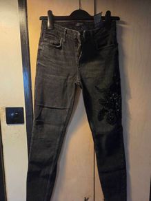 Women jeans with beaded details size 6