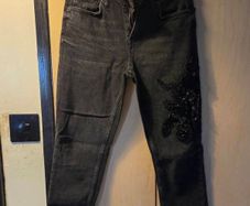 Women jeans with beaded details size 6