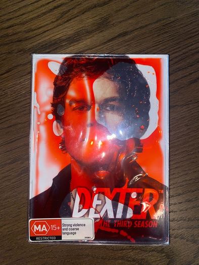 Rare Dexter The Complete Season 3 Dvd Boxset blood Slipcase