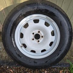 18" Genuine Land Rover Defender White Steel Wheels
