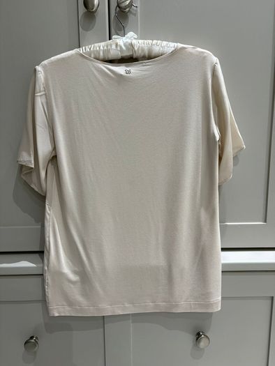Luxury brand Maxmara weekend  Maxmara silk top in a pale beige/taupe brand new