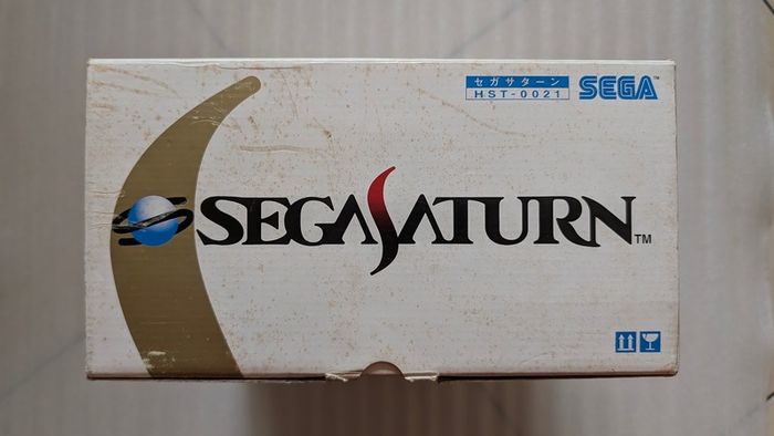 Boxed Sega Saturn 'This is Cool' Skeleton Clear Console - HST-3220 - Japan Import