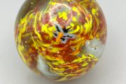 Murano Style Art Glass Flowers\Butterfly Sculpture Paperweight 8cm