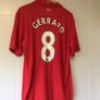 Liverpool Jersey. Steven Gerrard Name And Number.Official Warrior Sport Liverpool Home Jersey.Collect In Dublin Or Receive Via Post. Image 2