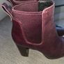 Clarks burgundy leather boots uk4 Image 6