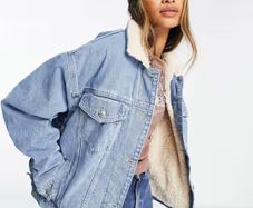 Topshop oversized denim jacket - Never Worn