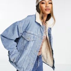 Topshop oversized denim jacket - Never Worn
