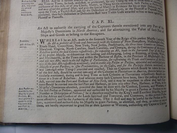 The Statutes at Large - (King George the Third) - by Charles Eyre and William Strahan in London 1780