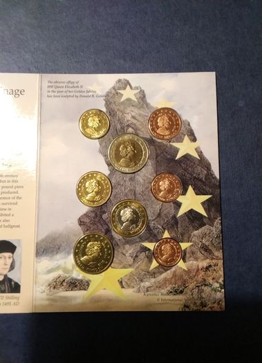 United   Kingdom  Pattern  Set  Euros