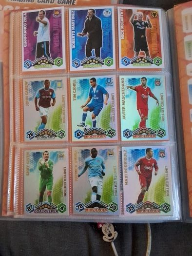 Match attax cards 09/10