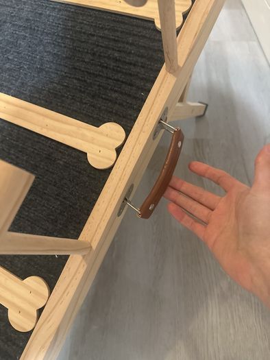 Adjustable Wooden dog ramp 120cm long - 6 levels