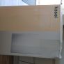 Unused (Mint) Brushed Stainless Steel (B&Q) 80cm x 60cm Kitchen Splashback Image 2