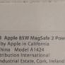 Apple 85W MagSafe 2 Power Adapter (for MacBook Pro with Retina display) Image 2
